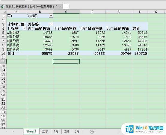 excel不同文件表格数据求和 Excel跨表求和公式