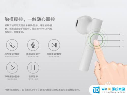 小米蓝牙耳机功能键在哪里 小米Air 2SE触摸功能使用技巧